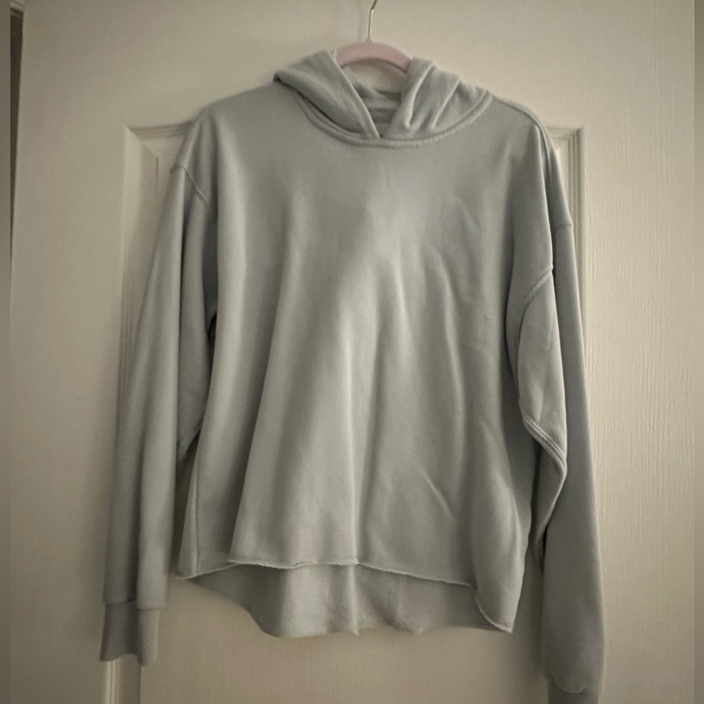 Abercrombie Light Blue Hoodie- Size S